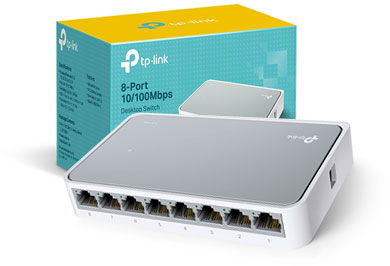 TP-LINK UNMANAGED SWITCH TL-SF1008D 8-Port
