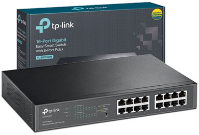 TP-LINK TL-SG1016PE 16-Port