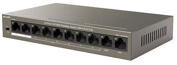 Tenda TEF1110P 10-Port 10/100M Desktop Switch